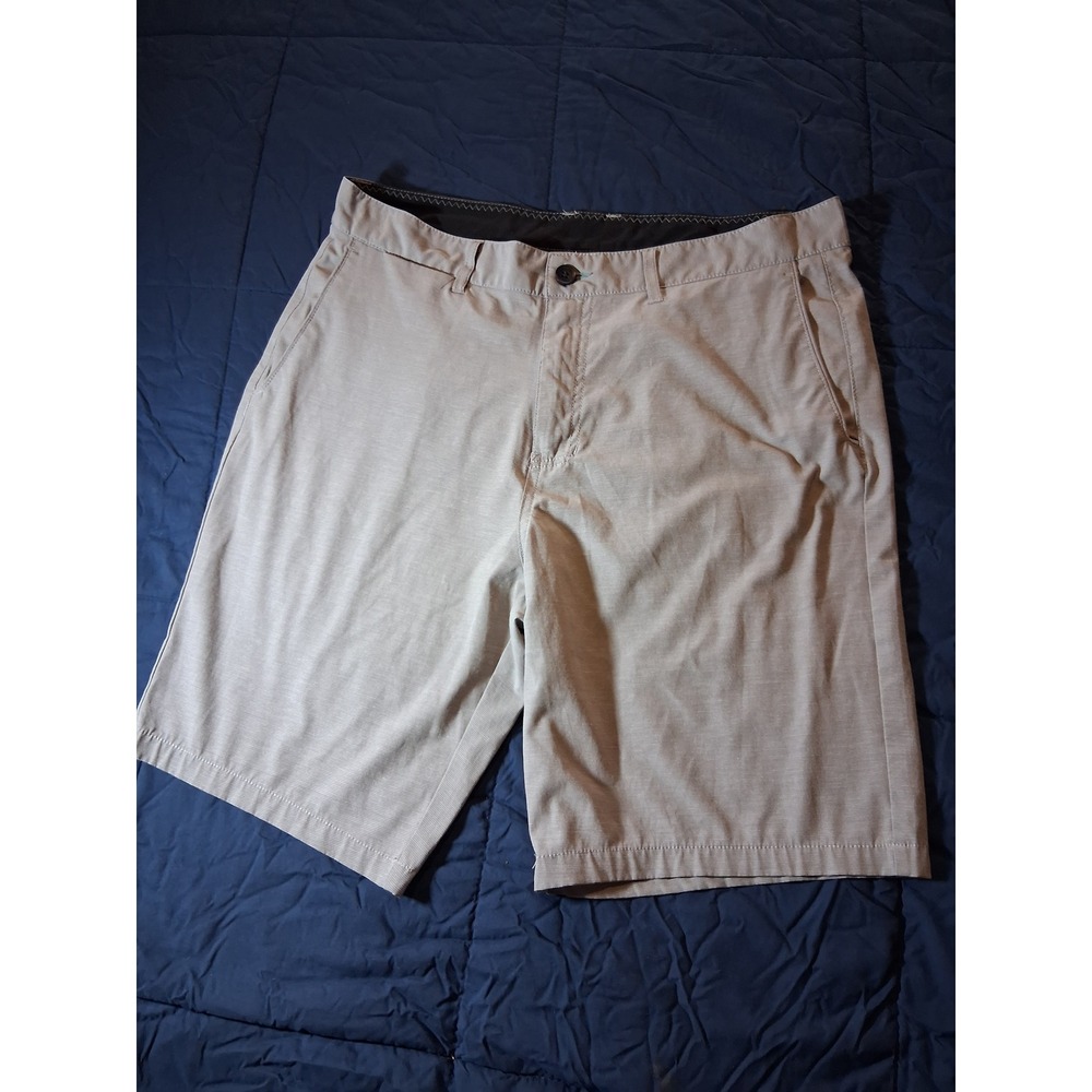 Mens Hybrid Walk Shorts Light Grey Heather Size 33 Casual Outdoor‎ Quick Dry